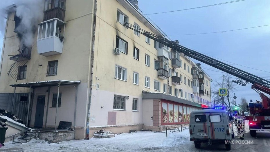 Дом в Первоуральске Свердловской области, где произошёл взрыв газа 