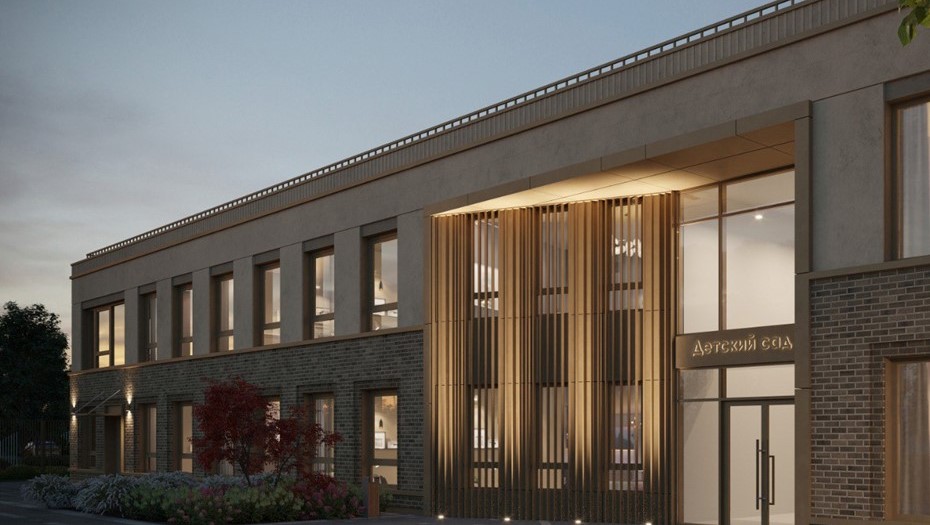 Рендеры детского сада в Новоселье