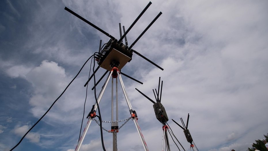 Демонстрация оборудования для защиты гражданских объектов от БПЛА.