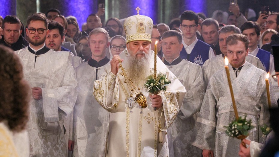 Митрополит Варсонофий Санкт-Петербургский и Ладожский Варсонофий провел Божественную литургию на Рождество