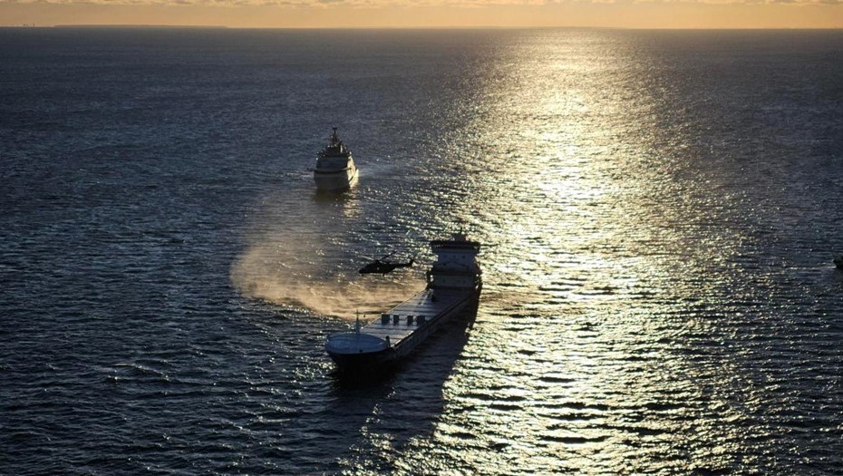 Операция по задержанию судна Fitburg в Финляндии 31 декабря 2025 года.