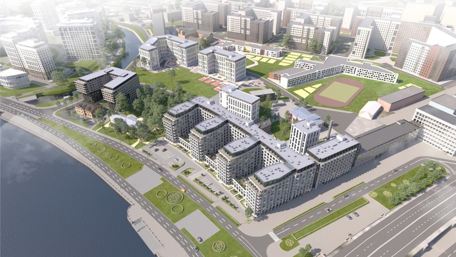 Проект ЖК у Кантемировского моста в Петербурге