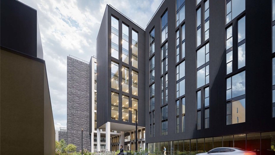 Архитектурно-градостроительный облик здания на Херсонской улице, рендер