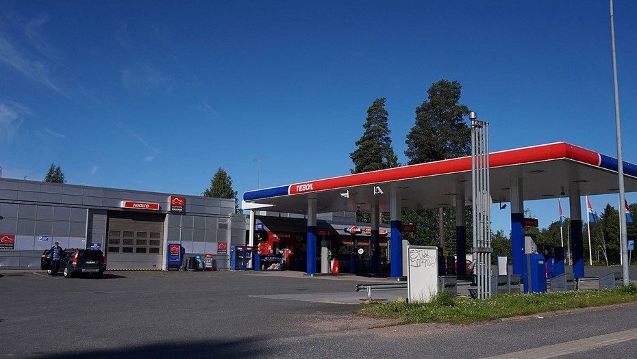 АЗС Тебойл. Ювясклюля, Финляндия.