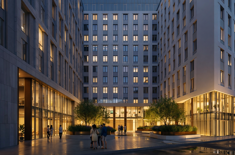 Рендер будущего проекта на Цветочной улице