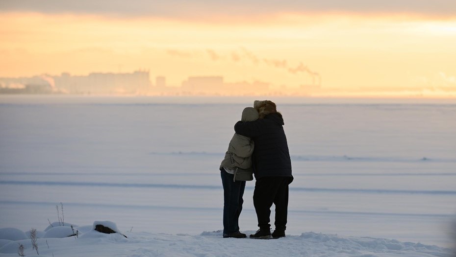 Морозная погода в Петербурге. Морозная погода в Петербурге.