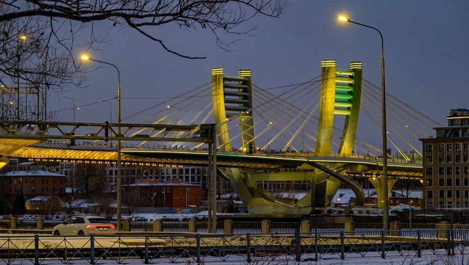 Три знаковых моста Петербурга подсветят в честь годовщины прорыва блокады Ленинграда