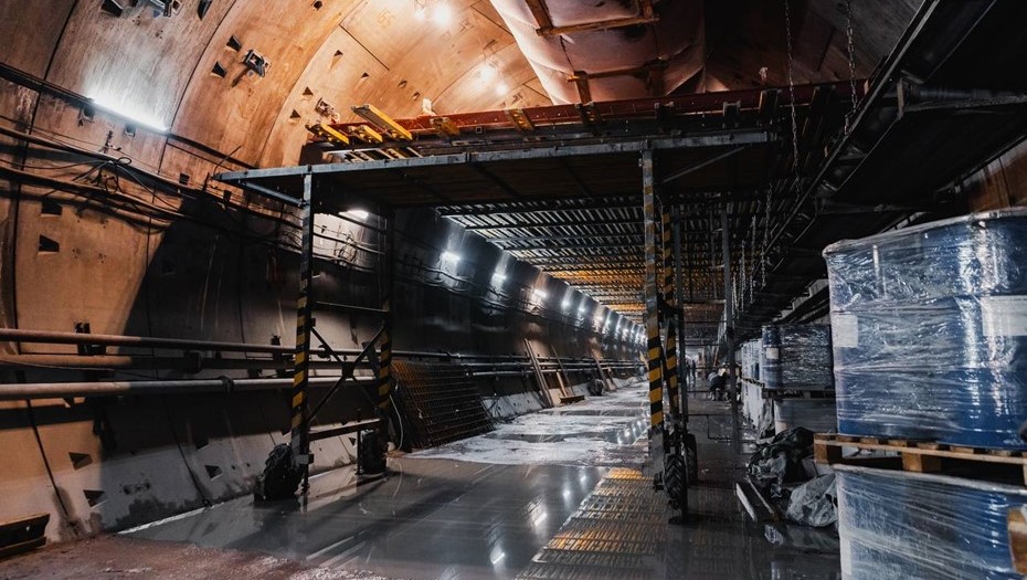 Метро "Каменка", проходка тоннеля. Январь 2026 Метро "Каменка", проходка тоннеля. Январь 2026