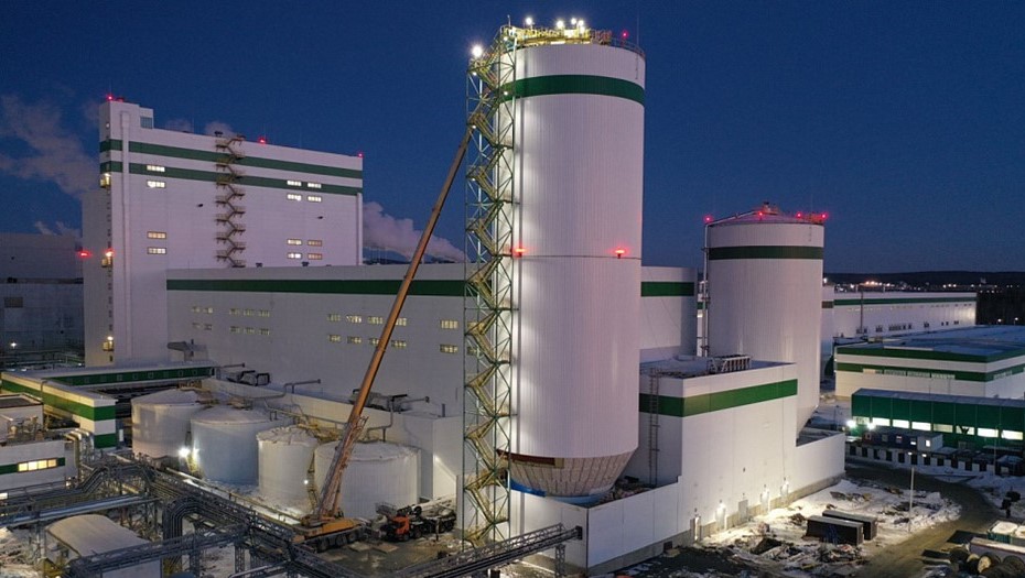 Целлюлозно-картонный комбинат в Усть-Илимске