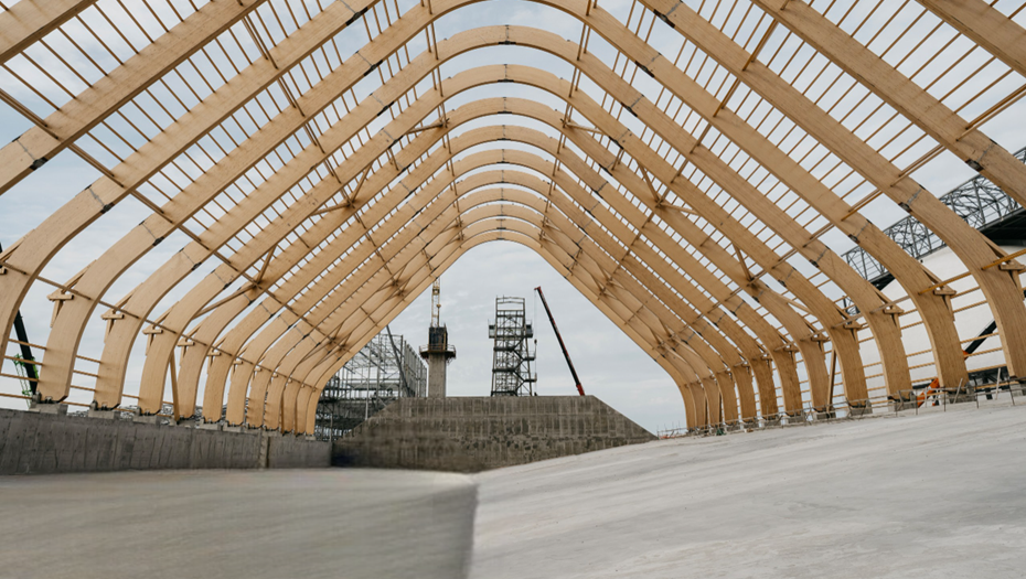 Терминал Port Favor в Усть-Луге, строительство комплекса для сухих удобрений Терминал Port Favor в Усть-Луге, строительство комплекса для сухих удобрений