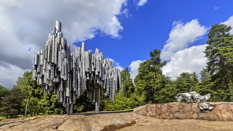 Парк Сибелиуса. Хельсинки, Финляндия.