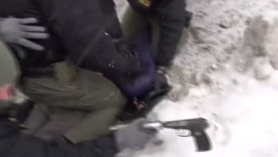 Задержание подозреваемого в покушении на военнослужащего в Петербурге. 30 января 2026