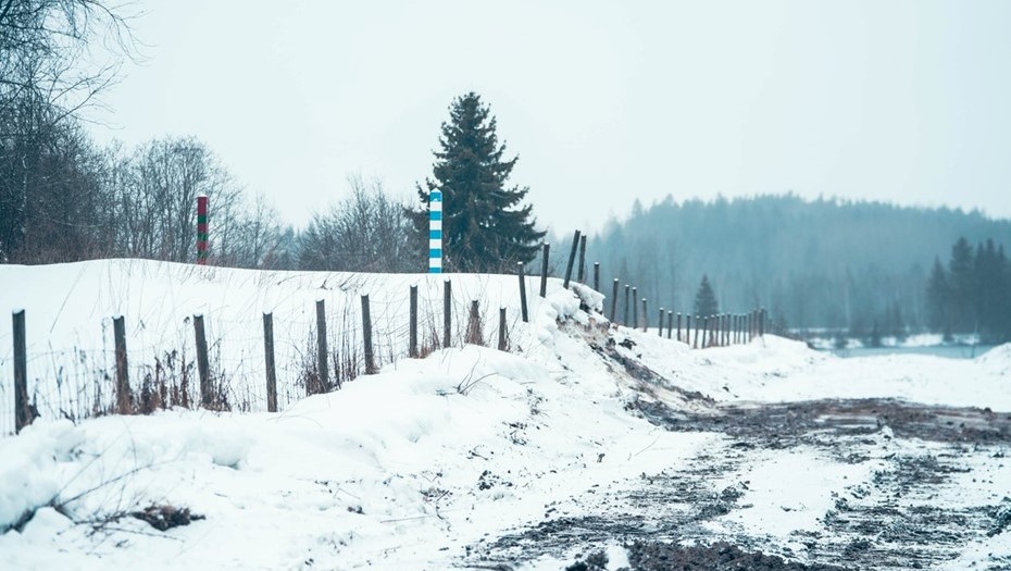 Граница Финляндии и РФ до строительства нового забора.