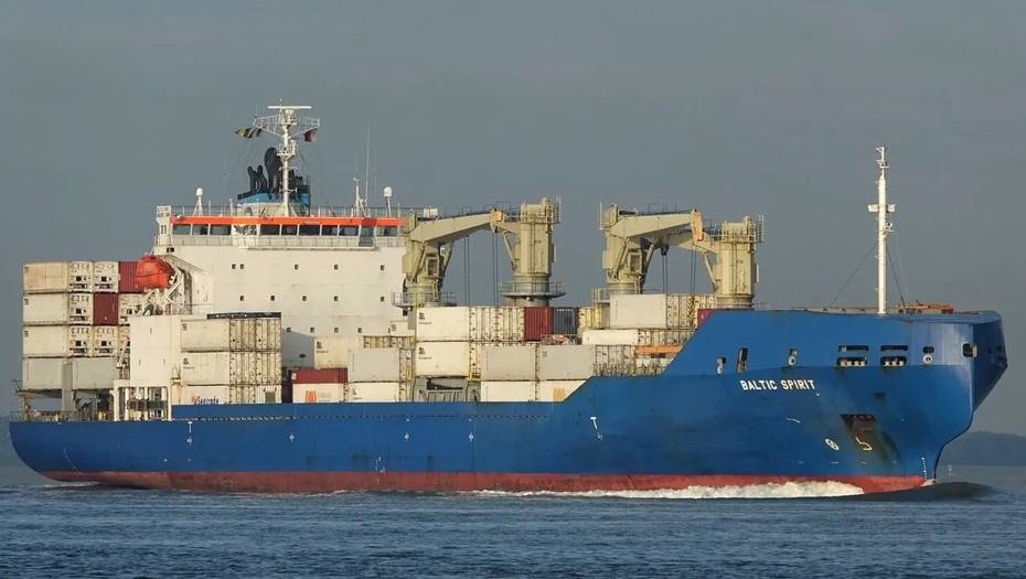 Торговое судно Baltic Spirit.