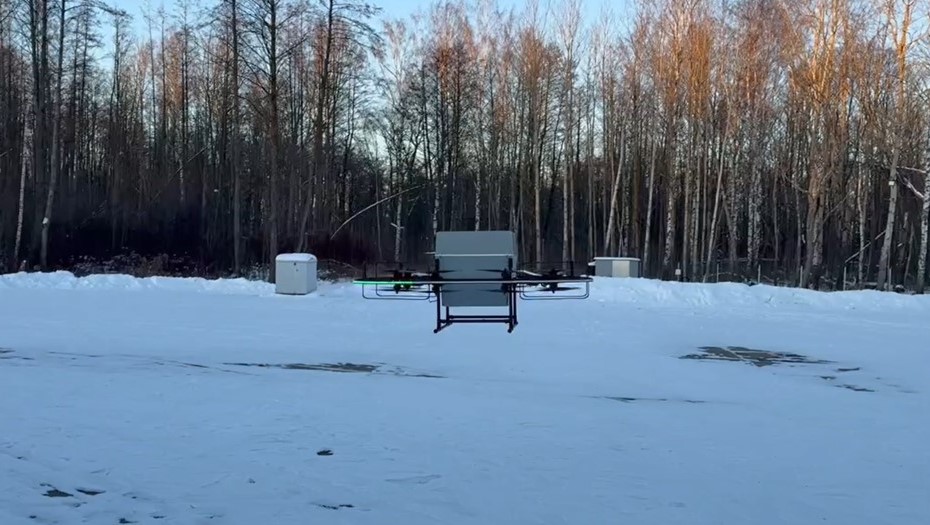 В Петербурге испытали новый грузовой дрон "Калибри"