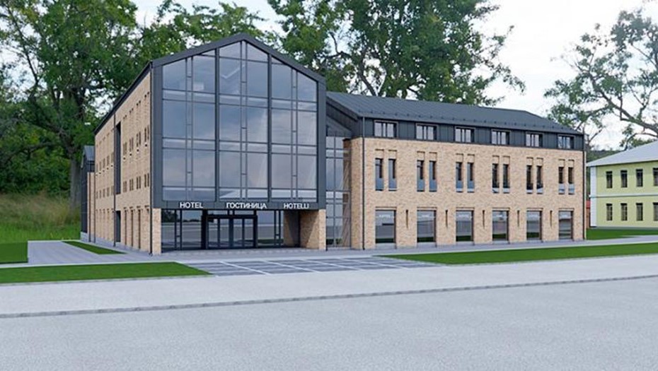 Первоначальный проект отеля предусматривал три этажа