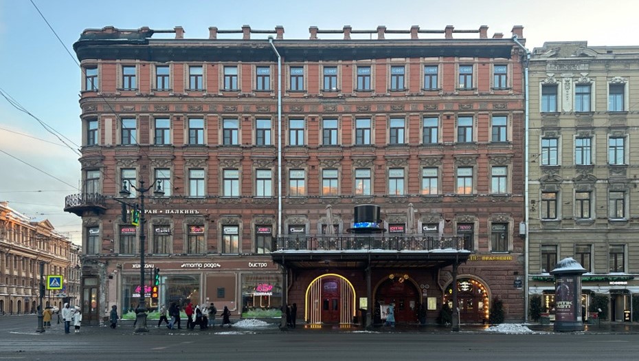 Здание бывшего ресторана "Палкин"