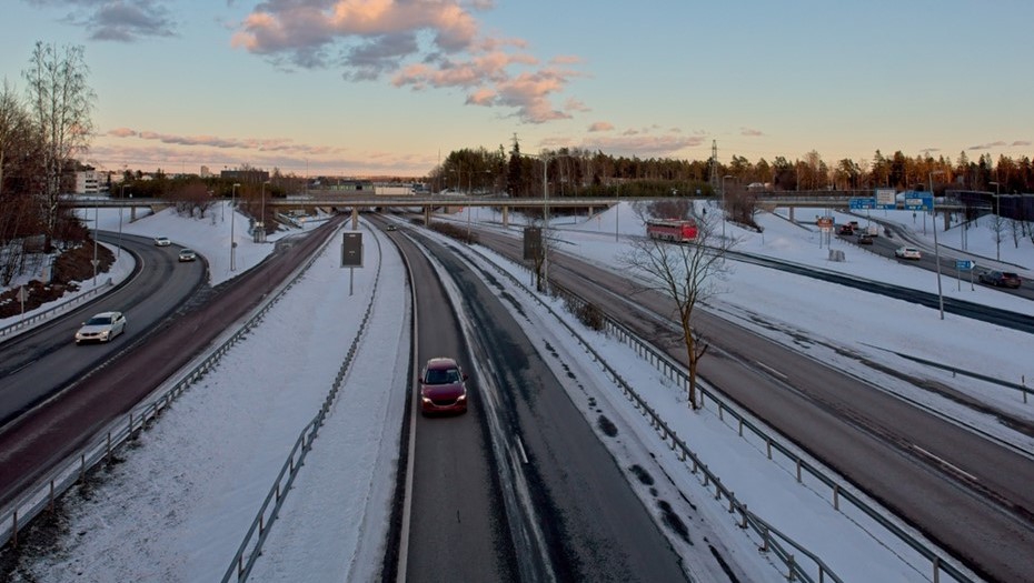 Дорога на Эспоо, Финляндия. Дорога на Эспоо, Финляндия.