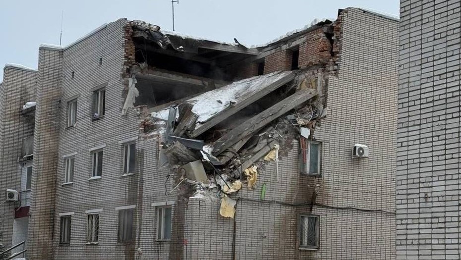 Взорвавшееся здание военной комендатуры в Сертолово Взорвавшееся здание военной комендатуры в Сертолово