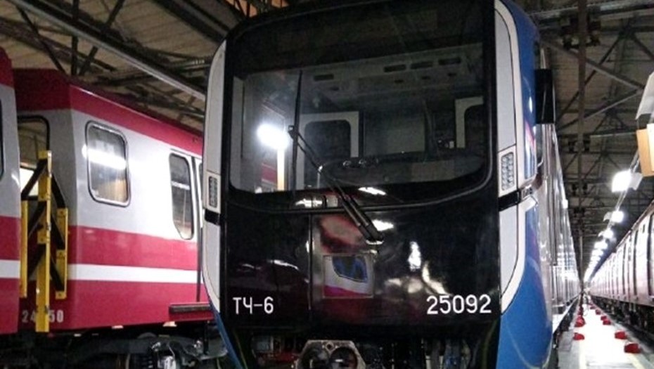 Новый состав "Балтийца" прибыл в электродепо "Автово" Новый состав "Балтийца" прибыл в электродепо "Автово"