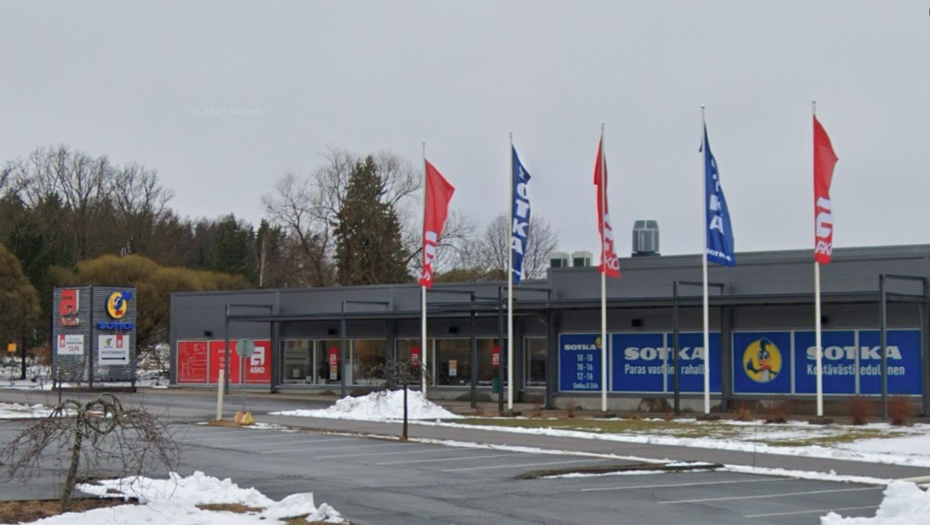 Магазины Asko и Sotka в Лаппенранте, Финляндия.