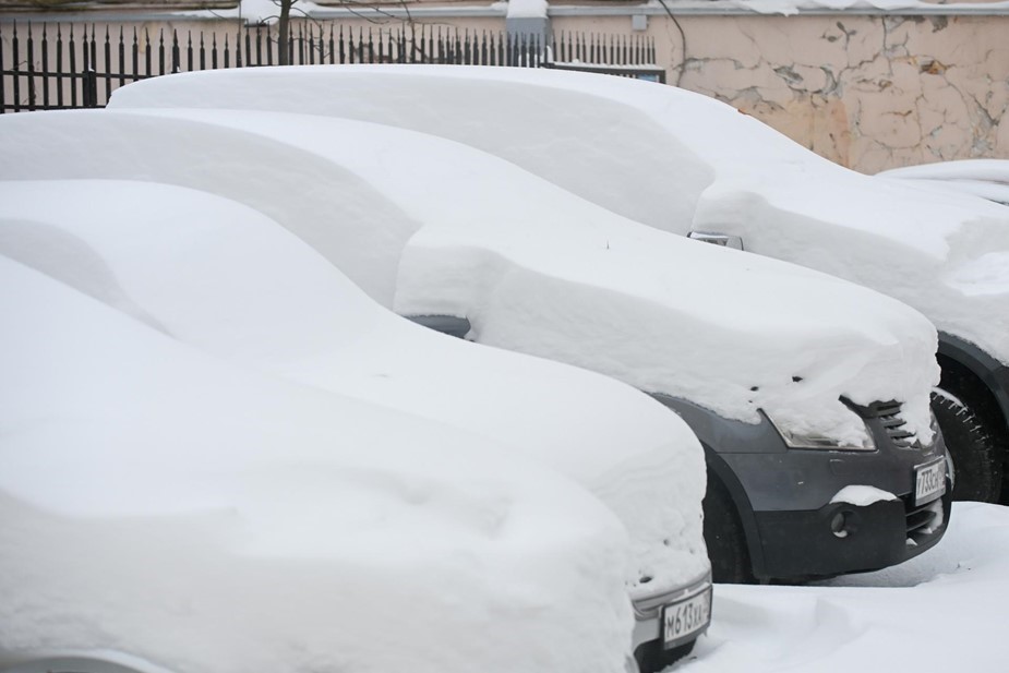 Последствия снегопада.