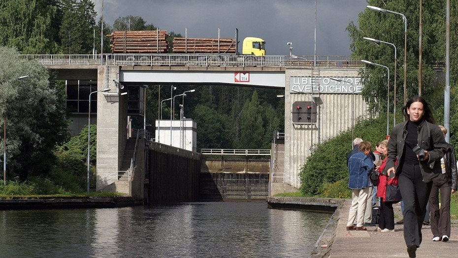 Шлюз "Цветочное", Сайменский канал. Шлюз "Цветочное", Сайменский канал.