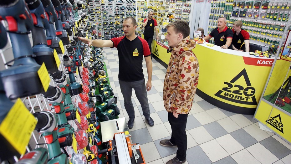 Сеть "220 Вольт" в лучшие времена насчитывала сотни магазинов