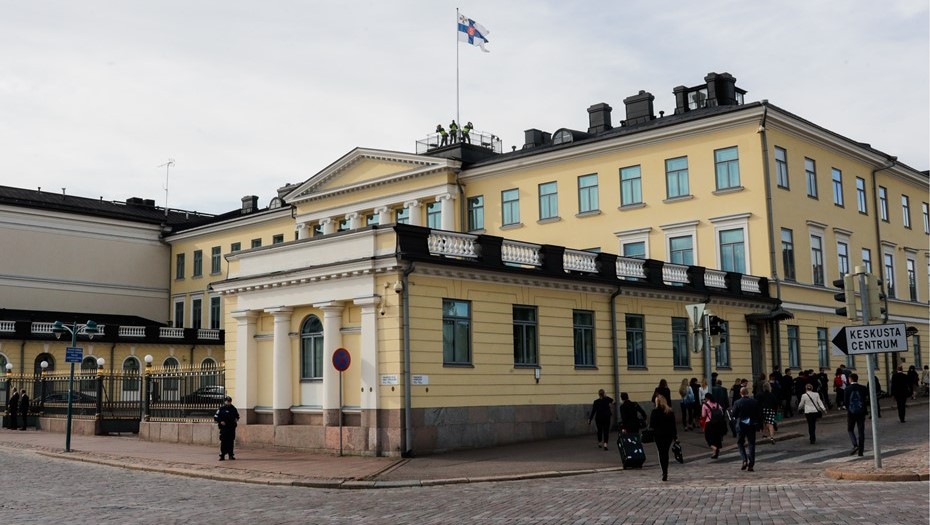 Хельсинки, Финляндия. Вид на Президентский дворец.