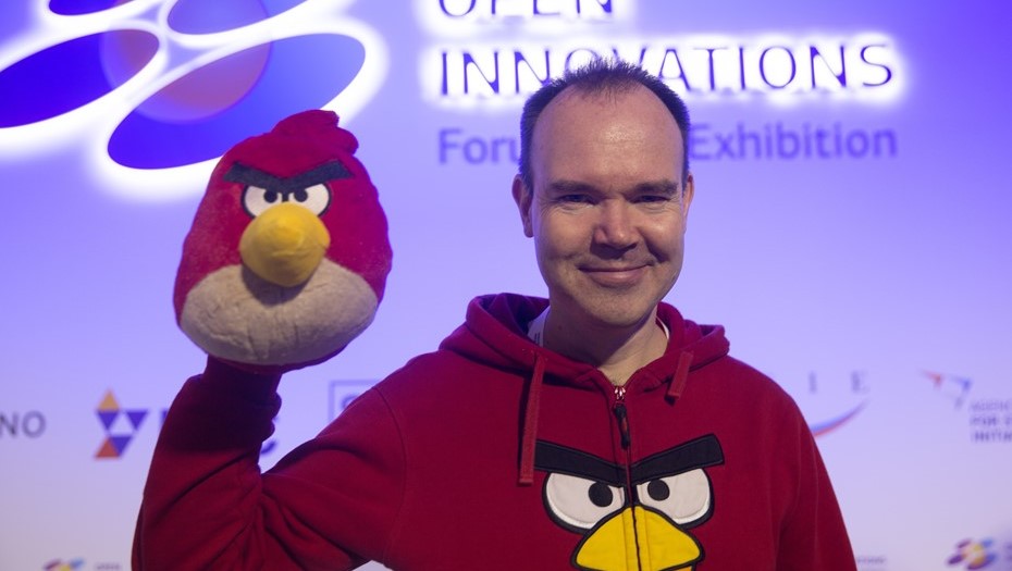 Питер Вестербака на Международном форуме "Открытые инновации" в технополисе "Москва", октябрь 2014 года.