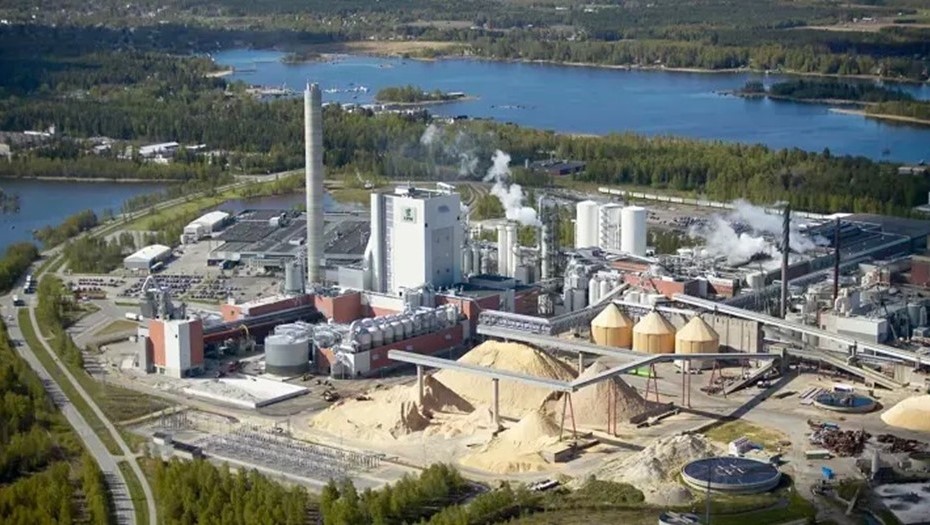 Целлюлозный завод UPM Pietarsaari. Пиетарсаари, Финляндия. Целлюлозный завод UPM Pietarsaari. Пиетарсаари, Финляндия.