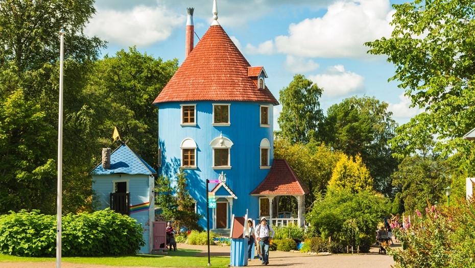 Тематический парк "Страна муми-троллей" в Наантали, Финляндия.