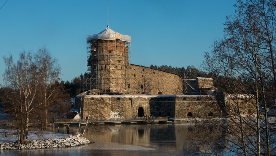 Крепость Олавинлинна. Савонлинна, Финляндия.