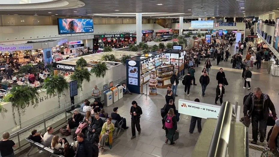 Обстановка в аэропорту Пулково 22 марта 2026 года Обстановка в аэропорту Пулково 22 марта 2026 года