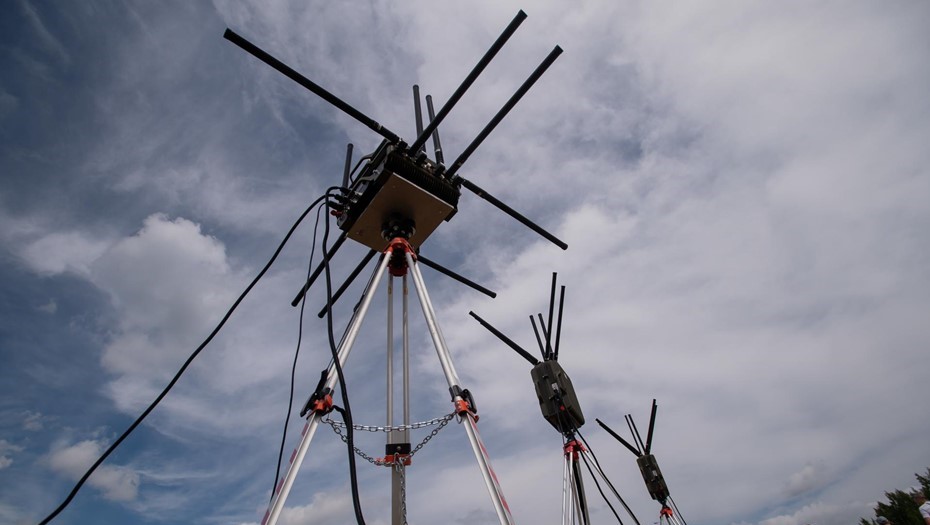 Демонстрация оборудования для защиты гражданских объектов от БПЛА.