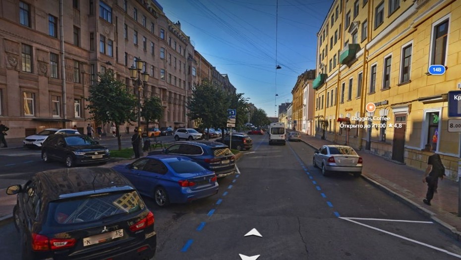 Захарьевская улица в Центральном районе Петербурга
