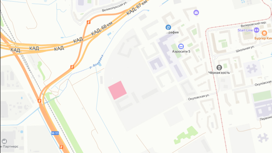 Участок будущего строительства
