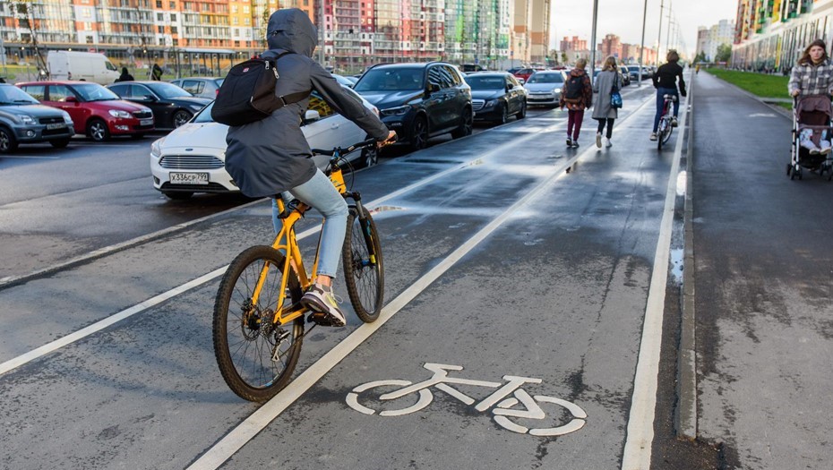 В Петербурге планируют увеличить протяжённость велодорожек до 190 км в 2029 году