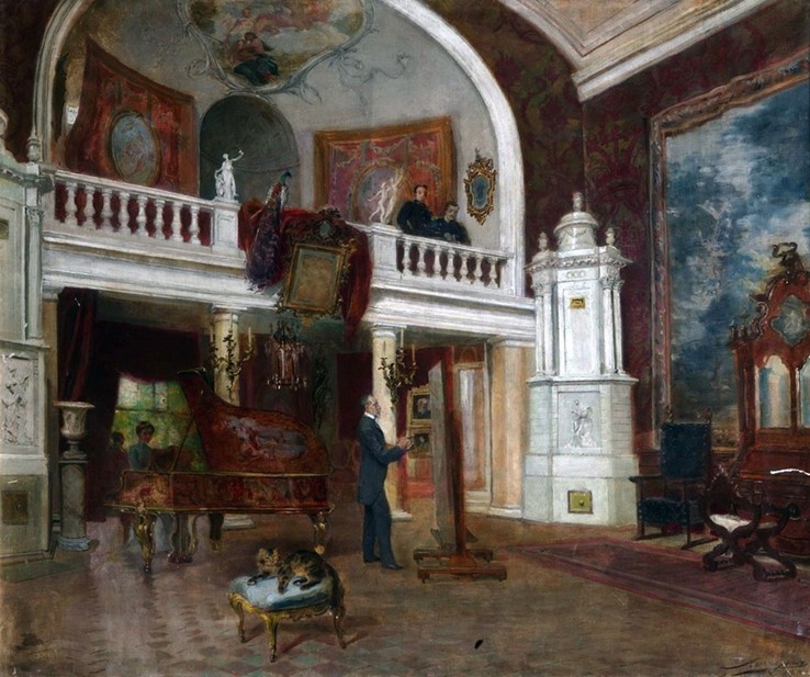 Липгарт. "В мастерской художника" 