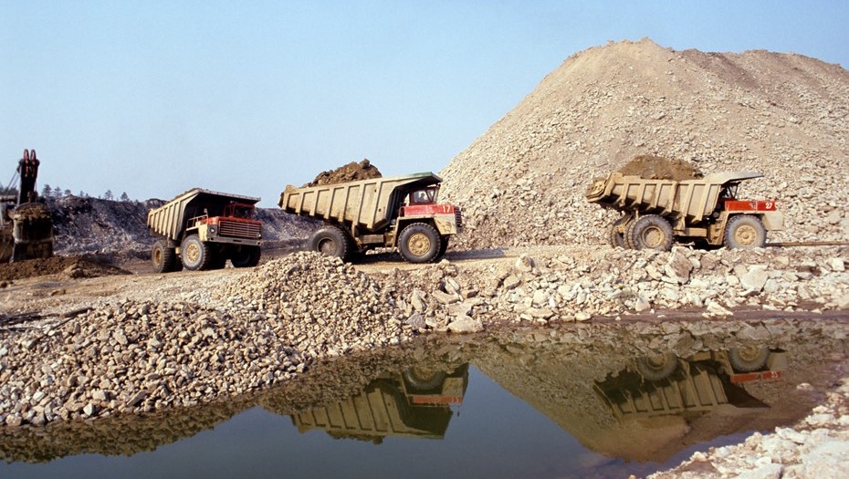 Добыча сланца в Эстонии. Архив.