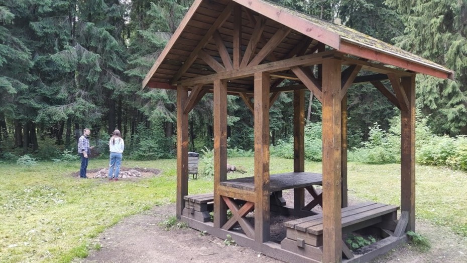 Оборудованное разрешённое место для пикника