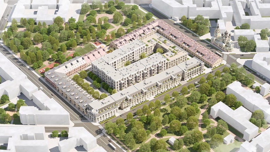 Проект застройки территории Мытного двора в Центральном районе Петербурга 