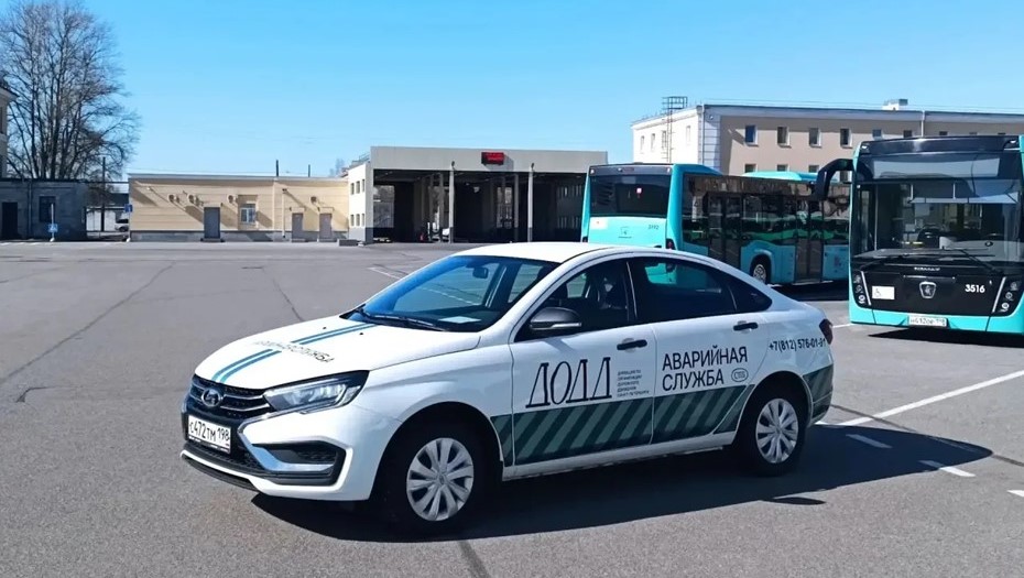 Lada Vesta "Дорожного патруля" в Петербурге 