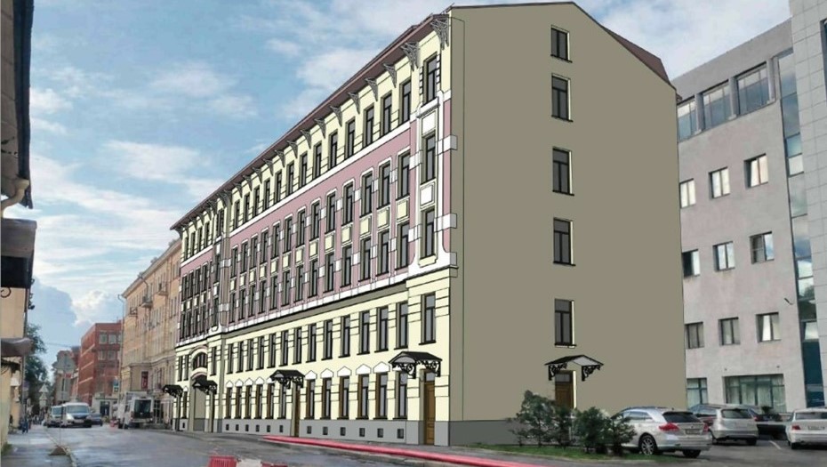 Облик дома Мальцева на Заставской улице, 25 в Московском районе Петербурга 