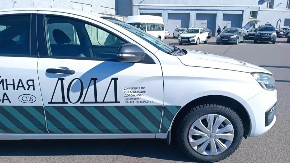 Lada Vesta "Дорожного патруля" в Петербурге 