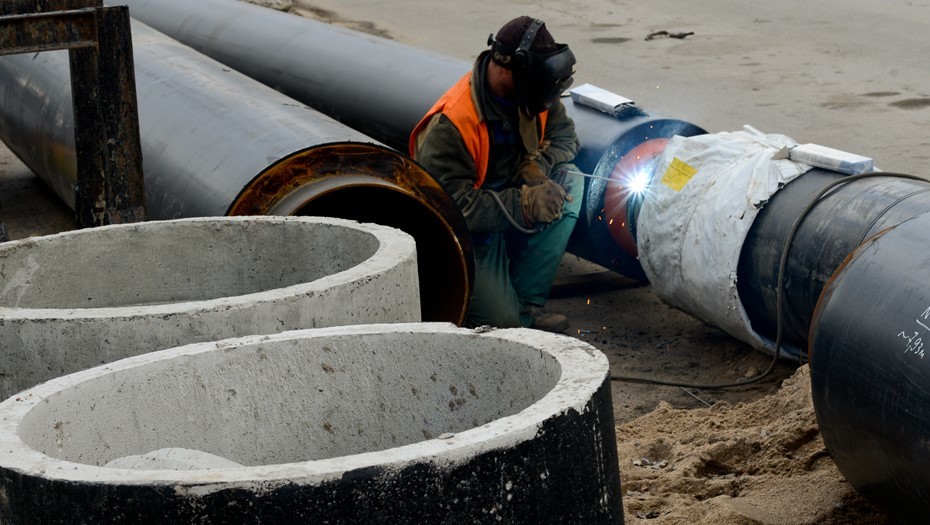 Теплосеть на юге Петербурга постепенно расширяется Теплосеть на юге Петербурга постепенно расширяется