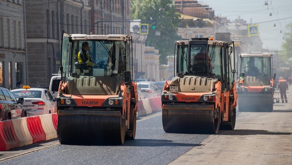 Новые дорожные ограничения вводятся в четырёх районах Петербурга с середины апреля