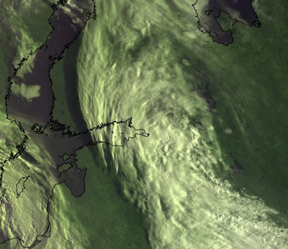 Атмосферный фронт над Петербургом 15 апреля Атмосферный фронт над Петербургом 15 апреля