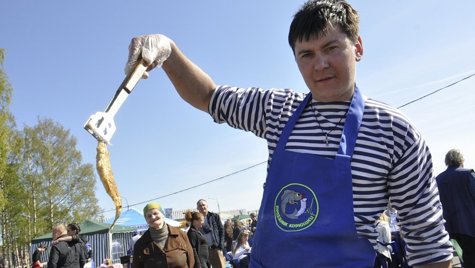 Праздник корюшки в Петербурге. 