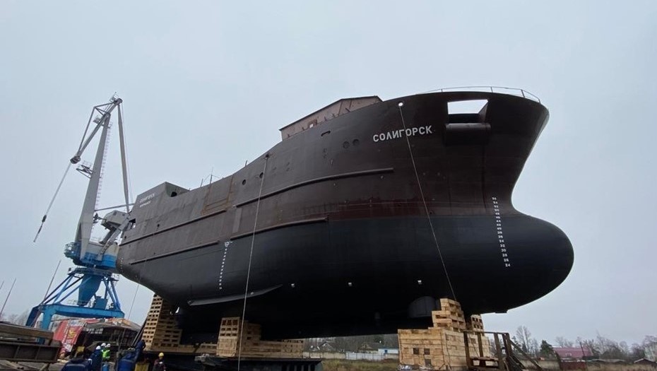 Траулер "Солигорск" проекта GM 3.02 был спущен на воду 2 ноября 2022 года в Новой Ладоге